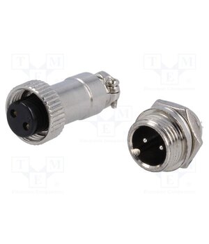 DS1110-01-2B6 Connector: microphone MINI; socket,plug; male,female; PIN: 2; MINI XmmavAukslpC24dMAqxt096VhayHFE9BZStLJLCFVuE