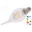 8718699763190 LED lamp; E14; white warm; 230VAC; 250lm; P: 2W; 2700K; CRImin: 80 VGE4wTyIeuyY57LcRVMkt3XeiRU9zYnxmZylGRFcVgk