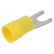 KNE_4-6/100 Tip: fork; M4; 4÷6mm2; crimped; for cable; insulated; tinned; yellow Kn3bGNM4HZQe_2dgaDY40i7N_ajxAzUX71jnpFQnVKE
