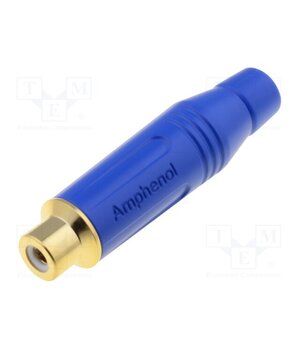 ACJR-BLU Connector: RCA; plug; female; straight; soldering; blue; for cable Ify0q59dBcur24LnlE6paWTfoZ4a0WPmsQuZAwTplww
