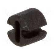FIX-LEDH-3.5 Spacer sleeve; LED; Øout: 4.5mm; ØLED: 3mm; L: 3.5mm; black; UL94V-2 bFeDBjORCS5fTircV7NYxbPyzRlWsfyctbflSpipX_E
