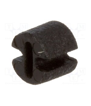 FIX-LEDH-3.5 Spacer sleeve; LED; Øout: 4.5mm; ØLED: 3mm; L: 3.5mm; black; UL94V-2 bFeDBjORCS5fTircV7NYxbPyzRlWsfyctbflSpipX_E