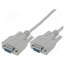 AK-610106-020-E Cable; D-Sub 9pin socket,both sides; 2m; grey t9yYwZh25MTc7duEsvX-DX7Dv6BmmnWem6BceW8GUII