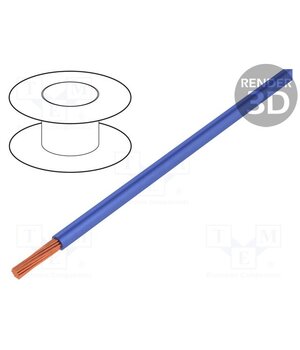 61.7612-23 Wire; Silistrom®; 1x6mm2; stranded; OFC; silicone; blue; 1.5kV; 54A mHaHbIbcR_iBlzv0dRjQbYKy63LjyquRSUyyEepX1o0