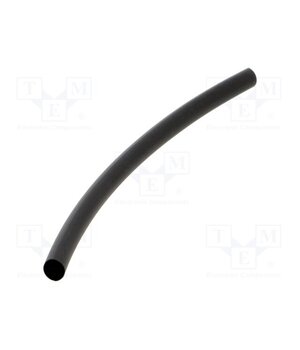 FIT-221-1/4 BLACK 20X6 IN Heat shrink sleeve; glueless; 2: 1; 6.35mm; L: 0.15m; black; 20pcs. HCScxeQqxFNT7cJLewCqgjYl4dh8Phei_KMvvHUp_Xc