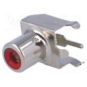 PHS-6A RED Connector: RCA; socket; female; angled 90°; THT; nickel plated U-KZ6I3MCy_cCp2n7yujf9TCgUFpIKrM2AWBSbryOT0