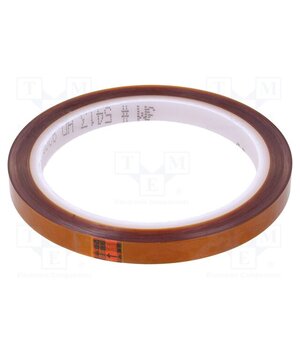 5413 Tape: high temperature resistant; Thk: 0.07mm; 62%; amber; W: 9mm _3pLAznOqSoZNORAkm3hvHqbaWd760bHaHmYCA6mlAY