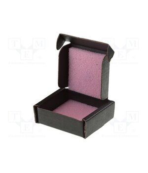 25-402-0205 Container: box; with foam lining; ESD; black; cardboards h6xA2Ye2GkYnKy5Yh2QyMyH_gQ7hWyFQY_xpFyUbwD0