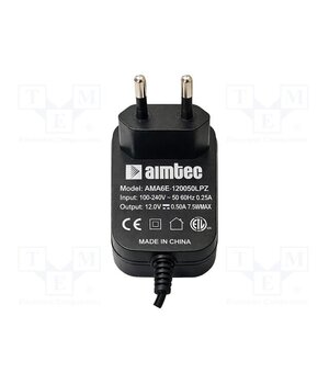 AMA6EB8-120050LPZ Power supply: switching; mains power supply,mains,plug-in; 6W HyZkJ9qw8Kse8sImHBOtAIG6lq9FiK5VsjPw6vx9o5w