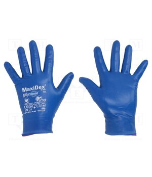 19-007/07 Protective gloves; Size: 7; blue; MaxiDex® z8a-mqqaKK5A-B886nrHNST35gz36ueo90kOD7AtCvY
