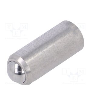 GN 614.3-8-NI Ball latch; stainless steel; L: 18mm; F1: 24N; F2: 45N; Øout: 8mm ta-LTNzxeZDubmpprTn6iAl9ps-bJeYb4w_7eKj3Yd8