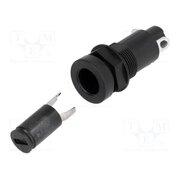 0031.1081 Fuse holder; 5x20mm; 10A; 250VAC; FEF; on panel; black; UL94V-0 hDtVV6NYi9KGuyvfJUe5BCGWzn08xFg__h8fVrAyqFs