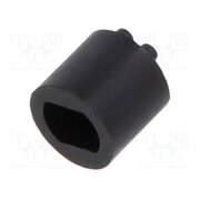 LTM-200 Spacer sleeve; LED; Øout: 5.1mm; ØLED: 3mm; L: 5.1mm; black; UL94V-0 mG07mjdUMCzWGCZKSe4dA73EbhU4OHTD0FmjHW6rvn4