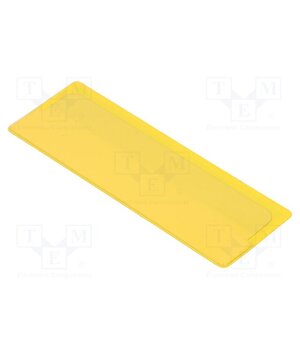02021E37105LM15 Label holder; W: 105mm; H: 37mm; yellow; magnetic YU7YvCmlJuuTtB6gJHdIZmljfINuncJAV6YONCqcWZ4