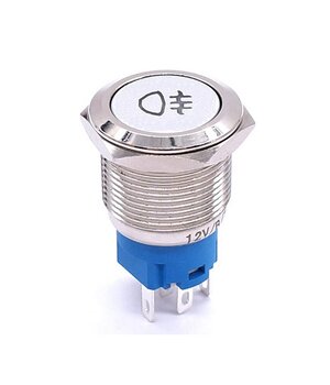 Savienotājs bez fiksācijas, 12–24 VDC, 16 mm, metāls, aizmugurējam miglas lukturim, ar dzeltenu fona apgaismojumu

 CPR4316PS.jpg