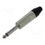 QM2P Connector: Jack 6,3mm; plug; male; mono; ways: 2; straight; silver HiisGNklXjVh5VG5rxoqs377L7fSAzHMykvQFfChHeM