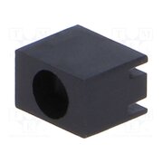 FIX-LED-314 LED housing; 3mm; polyamide; angular; black; UL94V-2; H: 6.4mm zJ5xvCB6J5GfaI5CmvwnE7RcyR9uQyAjWpyiPBKCTu0