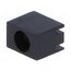 FIX-LED-314 LED housing; 3mm; polyamide; angular; black; UL94V-2; H: 6.4mm zJ5xvCB6J5GfaI5CmvwnE7RcyR9uQyAjWpyiPBKCTu0