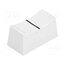 CS1 TYPE A WHITE CP3280 Knob; slider; white; 23x11x11mm; Width shaft 3/4mm; plastic 1MR0PEqvDCZvLjHg0119zTE8oSju3JeSzRZXRf5LlFc