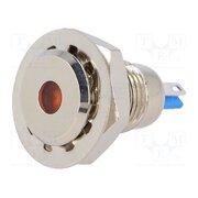 GQ12F-D/O/12 Indicator: LED; flat; orange; 12VDC; Ø12mm; IP67; for soldering Zo8oCIOEQftcDywdRmoZR-4LK5nS2j2z_aFrXsL2Sx0