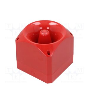 PNS-0013 Signaller: sound; siren; 10÷60VDC; 110dB; Nexus 110; IP66; red; ABS KHdYkie2IP79Y4VTOLKfPX_E8lrcB69mHMUE20Dv37A