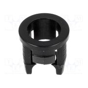FIX-LED5-9 LED holder; 5mm; one-piece; black; UL94V-2; L: 8mm; polyamide EmKyb3Pf_m__YP865-os6hj3uLI5VKLvU_XkvjJUlhQ