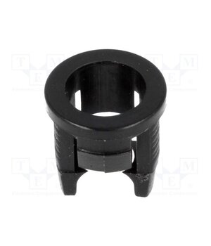 FIX-LED5-9 LED holder; 5mm; one-piece; black; UL94V-2; L: 8mm; polyamide EmKyb3Pf_m__YP865-os6hj3uLI5VKLvU_XkvjJUlhQ