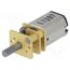 15:1 MICRO METAL GEARMOTOR LP 6V EXT.MOT Motor: DC; with gearbox; LP; 6VDC; 360mA; Shaft: D spring; 860rpm Wi_zX9S87cKmwbHrXGnkR5kwC_DkK6ZojjC1hec2FVM