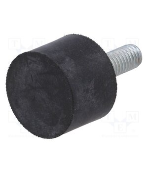 DVA.4-20-15-M6-18-55 Vibroisolation foot; Ø: 20mm; H: 15mm; Shore hardness: 55±5; 289N rXjnkwOyZyGatqB9gpzaQtKC9yR8uaSI98gvYRvJAVc