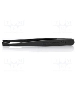 92 09 05 ESD Tweezers; Blade tip shape: trapezoidal; Tweezers len: 115mm; ESD gu8gE99HaxaM-RFgRL-7TWW1tJ2QrnaRCrgxwZSudjQ