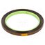 3M 1218 Tape: electrical insulating; W: 6mm; L: 33m; Thk: 0.076mm; acrylic l83Yvc8Nr544Iq9lQS4FZzyivUH9gmr0h7wMrKYjyU0