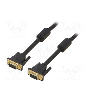 DADBS Cable; D-Sub 15pin HD plug,both sides; shielded twofold; black Z362ySBZSKPYNn6ImHP4TyeqcC3yhaZzUZm7ZesgTeE