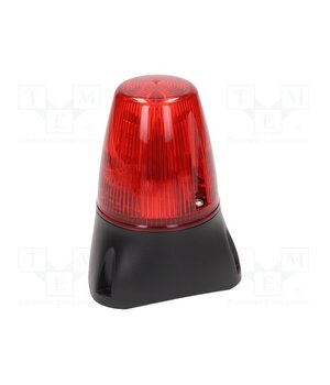 LEDA100-02-02 Signaller: lighting-sound; 20÷30VDC; 20÷30VAC; LED x8; red; IP65 MEGVdLZl1y_DgOQEcLKIty8SQdV05yyBzJoj4_FTcTM