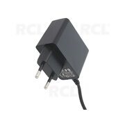 BAROŠANAS AVOTS ~230 V, Uout = 12 V, 500 mA, līdzstrāva, 5,5 × 2,5 mm, + iekšpusē

 AMK1205H.jpg