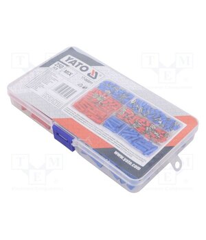 YT-068911 Terminal: connectors-kit; crimped; for cable; insulated; 250pcs. nf96A1rxzYwHvJJqb7dcIU4plKkwomHs7OP1CCru3Rk