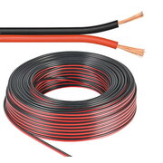LOUDSPEAKER CABLE  2x0.35mm² red/black, OFC 99,99%