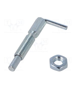 GN 7017-4-M6-BK-ST Mount.elem: indexing plungers; zinc plated steel; 4mm; Thread: M6 cSC-dQDv3epHM54vcgjy1P4RbcXdXEShOOlAMisknHY