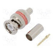 1505ABHD3 Connector: BNC; plug; male; 75Ω; crimped; RG59; for cable PvVZseQqpMq8aTO4YqNUBk8fG6EQOYNJ_IuL_A4PGUc