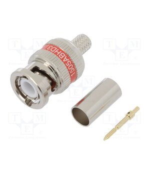 1505ABHD3 Connector: BNC; plug; male; 75Ω; crimped; RG59; for cable PvVZseQqpMq8aTO4YqNUBk8fG6EQOYNJ_IuL_A4PGUc