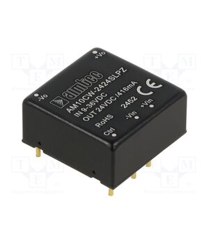 AM10CW-2424SLPZ Converter: DC/DC; 10W; Uin: 9÷36VDC; Uout: 24VDC; Iin: 500mA; THT knW_jtIhqfY544JCyiUt3Mi2l8WsSvjdnYl2YiCEGSQ