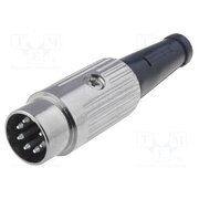 610-0700 Connector: DIN; plug; male; PIN: 7; 270°; straight; for cable; 34V; 2A TvvQw_DjgqnLHwCrruplehE8-g3nJLO5AnQdUQa3SOI
