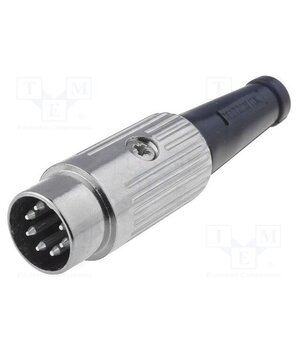 610-0700 Connector: DIN; plug; male; PIN: 7; 270°; straight; for cable; 34V; 2A TvvQw_DjgqnLHwCrruplehE8-g3nJLO5AnQdUQa3SOI