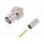 J01001A1265 Connector: BNC; plug; female; straight; 50Ω; crimped; for cable xSoK-t9_Gy1I3iF1a5snr-RRkCrD6iS5dDvM6vbr2dc