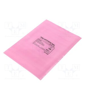 001-0008 Protection bag; ESD; L: 203mm; W: 152mm; Thk: 75um; 100pcs; pink ICAE5EvjKtFFCDVuUn3QRGQfLnq7-npovJ4UtUUD7iA