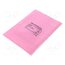 001-0008 Protection bag; ESD; L: 203mm; W: 152mm; Thk: 75um; 100pcs; pink ICAE5EvjKtFFCDVuUn3QRGQfLnq7-npovJ4UtUUD7iA