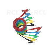 Mērīšanas kabeļu komplekts ar skavām, silikona izolācija, 1 m, 5 gab.

 CLA245.jpg