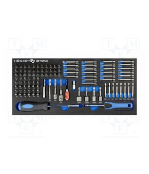 HT7G150 Tools set: screwdriver bits; in a foam tray; 107pcs. qpR8B2Y4fy52LTISYLgoRcZYw_ohkEKUM_xs3CPIa1k