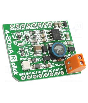 MIKROE-1387 Click board; prototype board; Comp: INA196,MCP3201,TPS61041 lAAOebW9RueN9ySv8amMW8DyobcFVqf_Qfofaz62Jvs