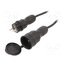 W-99147 Extension lead; 3G2.5mm2; 10m; rubber; black; Sockets no: 1; 16A zt7LeJkK_EPFrqqGGHjsv2eptARycxJSGm_WT-V1PdQ