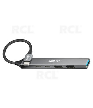 Datoru tīkla komutators - koncentrators USB 3.2 C-tips -> 3x USB A + 2x USB-C, 5 Gbit/s, 0,1 m

 AKOM24GB.jpg